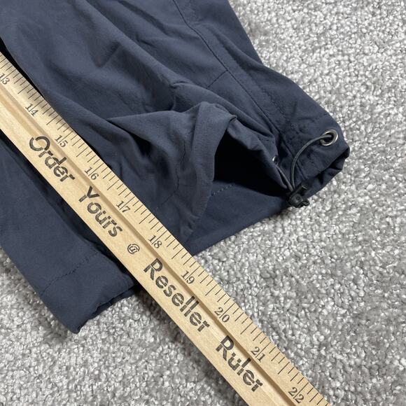 Columbia Shorts Womens 14 Nylon Hiking Ripstop Stretch Outdoors Capris Blue Gray - Picture 13 of 13